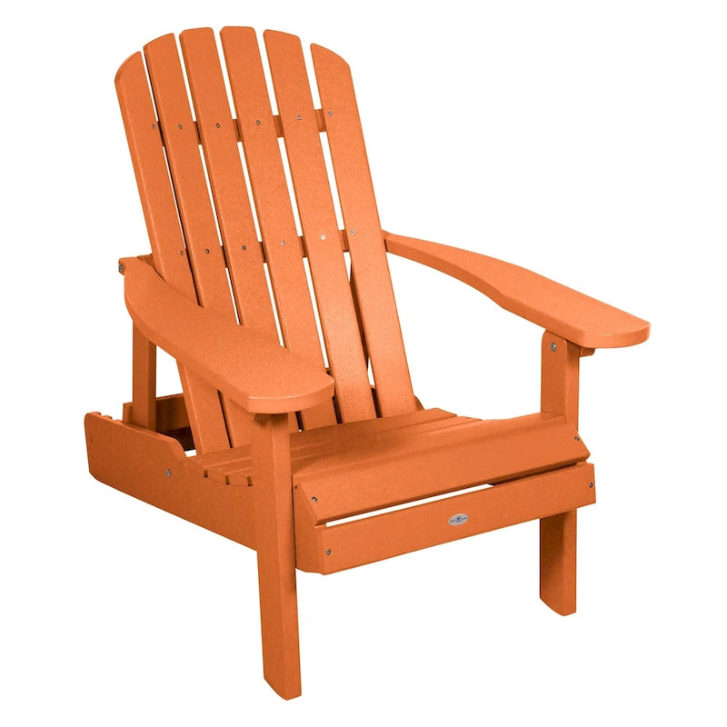 BAHIA VERDE OUTDOORS Chaise Adirondack pliante et inclinable Cape