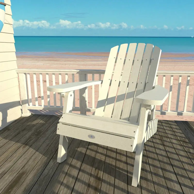 BAHIA VERDE OUTDOORS Chaise Adirondack pliante et inclinable Cape