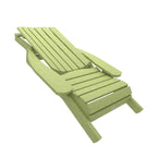 BAHIA VERDE OUTDOORS Chaise Adirondack pliante et inclinable Cape
