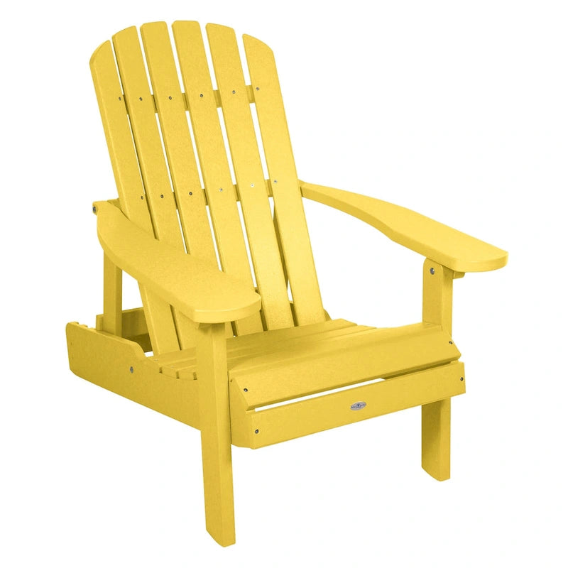 BAHIA VERDE OUTDOORS Chaise Adirondack pliante et inclinable Cape