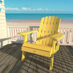 BAHIA VERDE OUTDOORS Chaise Adirondack pliante et inclinable Cape