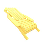 BAHIA VERDE OUTDOORS Chaise Adirondack pliante et inclinable Cape