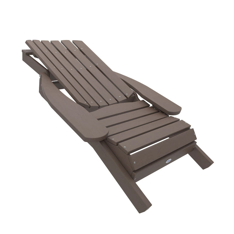 BAHIA VERDE OUTDOORS Chaise Adirondack pliante et inclinable Cape