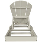 Polytrends Laguna HDPE Chaise longue de piscine inclinable, sans accoudoirs, avec roulettes, toutes saisons, pour extérieur