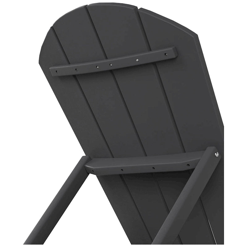 Polytrends Laguna HDPE Chaise longue de piscine inclinable, sans accoudoirs, avec roulettes, toutes saisons, pour extérieur