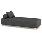 JaxxAlvyOutdoor Lettino Prendisole - Lussuoso Lettino con Piedini in Legno Sunbrella
