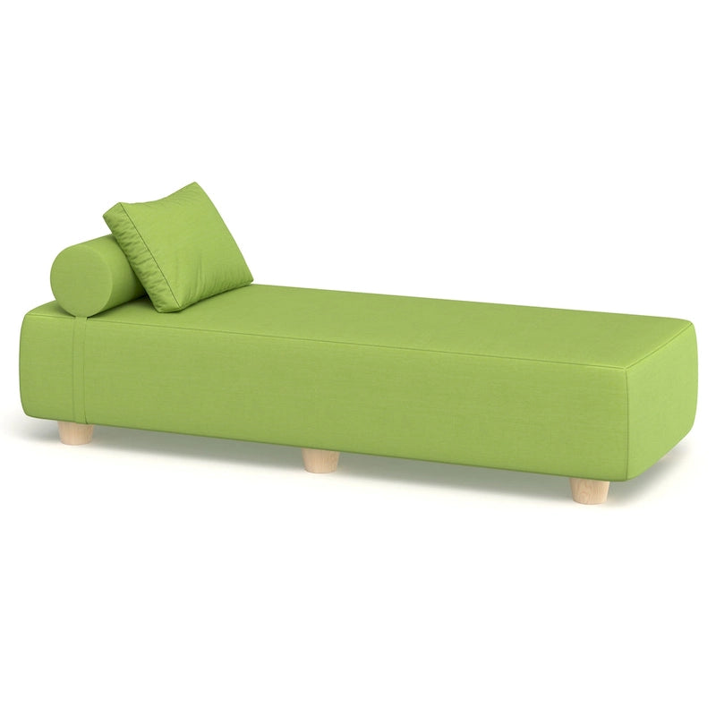 JaxxAlvyOutdoor Lettino Prendisole - Lussuoso Lettino con Piedini in Legno Sunbrella