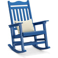 Sedia a dondolo Adirondack in finto legno Ravenna