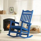 Sedia a dondolo Adirondack in finto legno Ravenna