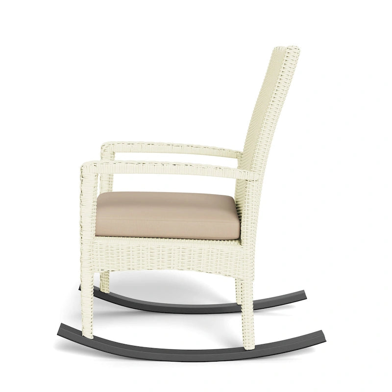 Sedia a dondolo da esterni Bayview con cuscino