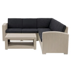 Set componibile da esterno in rattan Lake Front di CorLiving, 6 pz