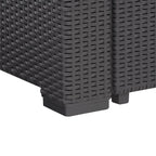 Set componibile da esterno in rattan Lake Front di CorLiving, 6 pz