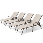 Chaises longues de patio réglables Crestlive Products (lot de 2)