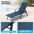 Chaises longues de patio réglables Crestlive Products (lot de 2)