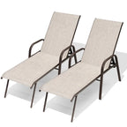 Chaises longues de patio réglables Crestlive Products (lot de 2)