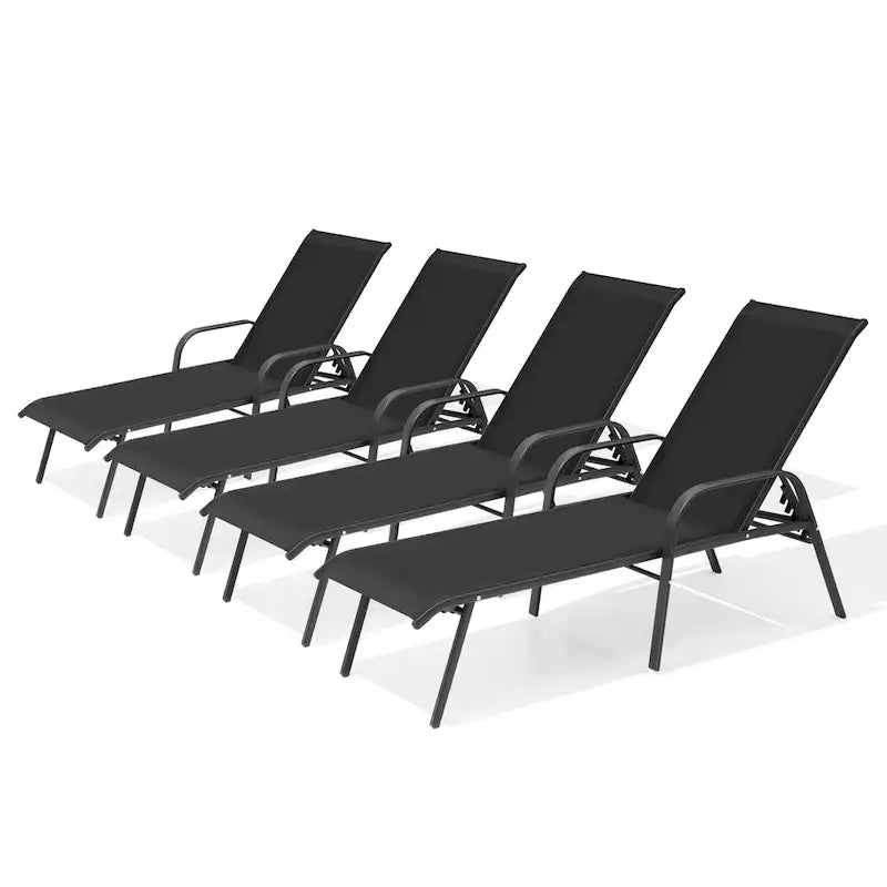 Chaises longues de patio réglables Crestlive Products (lot de 2)