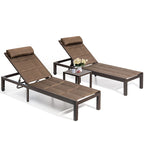 Chaises longues de patio réglables Crestlive Products (lot de 2)