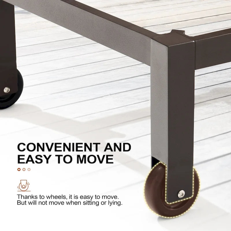 Chaises longues de patio réglables Crestlive Products (lot de 2)