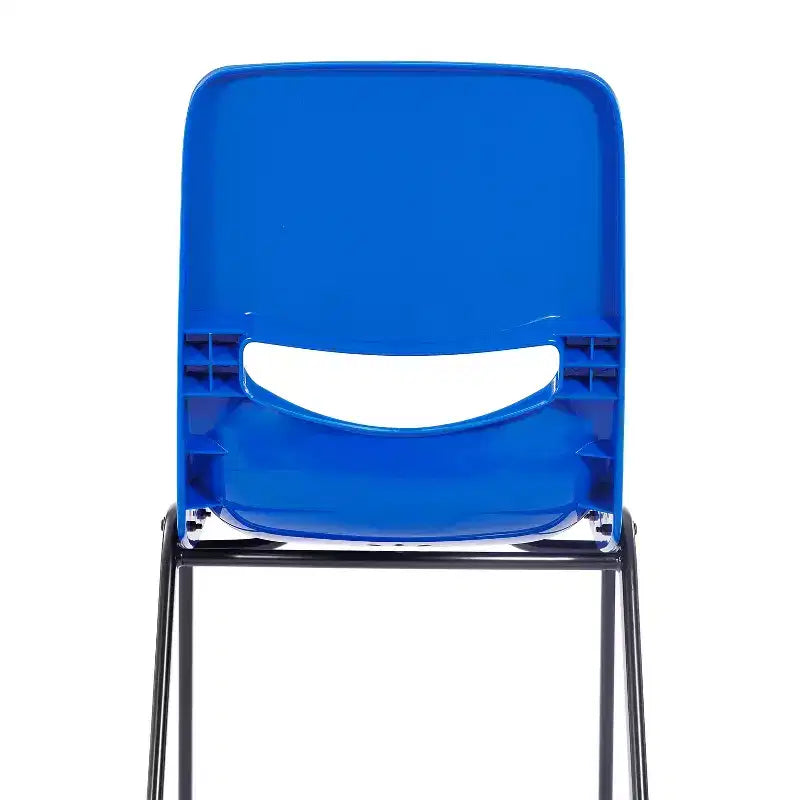Sedia per aula Heavy-Duty Flex Comfort Stack con telaio verniciato a polvere, con schienale e sedile ergonomici