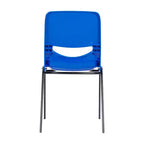 Sedia per aula Heavy-Duty Flex Comfort Stack con telaio verniciato a polvere, con schienale e sedile ergonomici