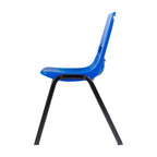Sedia per aula Heavy-Duty Flex Comfort Stack con telaio verniciato a polvere, con schienale e sedile ergonomici