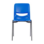 Sedia per aula Heavy-Duty Flex Comfort Stack con telaio verniciato a polvere, con schienale e sedile ergonomici