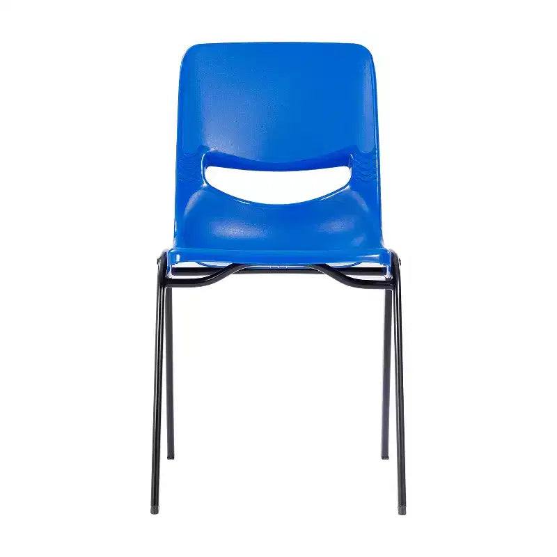 Sedia per aula Heavy-Duty Flex Comfort Stack con telaio verniciato a polvere, con schienale e sedile ergonomici