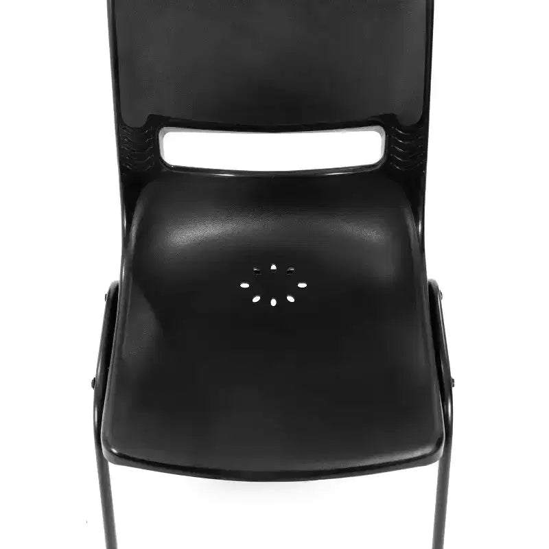 Sedia per aula Heavy-Duty Flex Comfort Stack con telaio verniciato a polvere, con schienale e sedile ergonomici
