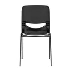 Sedia per aula Heavy-Duty Flex Comfort Stack con telaio verniciato a polvere, con schienale e sedile ergonomici