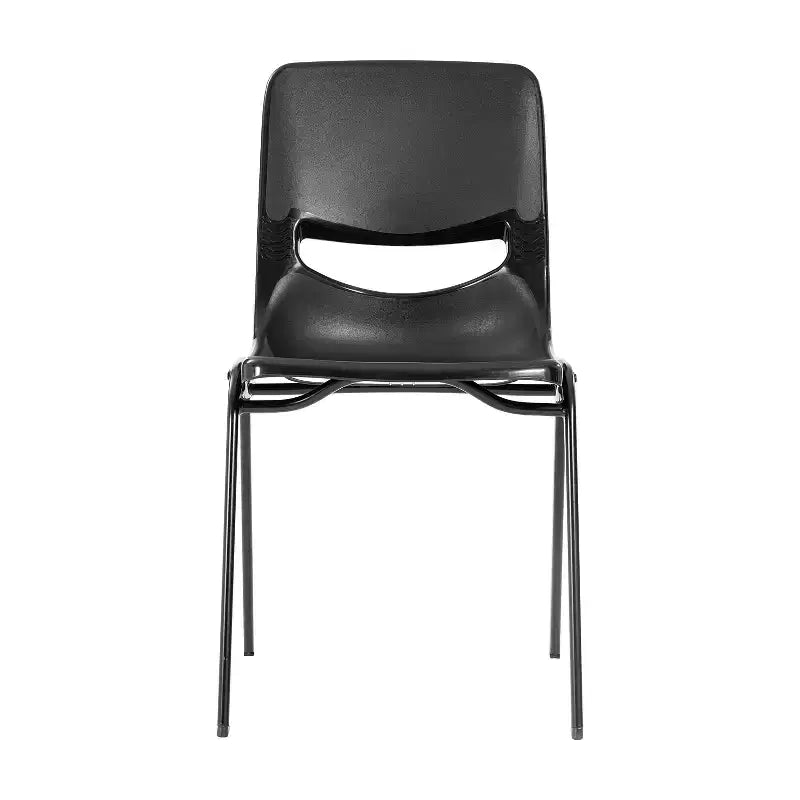 Sedia per aula Heavy-Duty Flex Comfort Stack con telaio verniciato a polvere, con schienale e sedile ergonomici