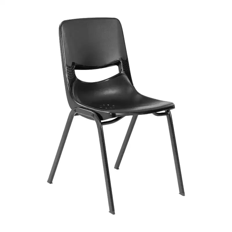 Sedia per aula Heavy-Duty Flex Comfort Stack con telaio verniciato a polvere, con schienale e sedile ergonomici