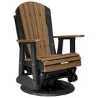 Poltrona scorrevole e girevole Adirondack in Poly Lumber