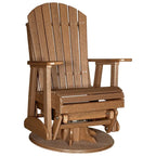 Poltrona scorrevole e girevole Adirondack in Poly Lumber