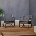Calvin 25 Rocker Black (set of 2) by Real Flame