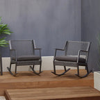 Calvin 25 Rocker Black (set of 2) by Real Flame