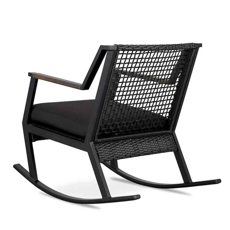Calvin 25 Rocker Noir (lot de 2) par Real Flame