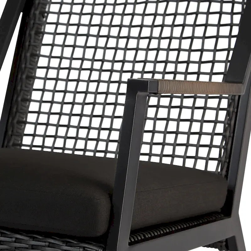 Calvin 25 Rocker Noir (lot de 2) par Real Flame