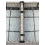 Living Source International Chelsea Grey Wicker and Aluminum Set da 12 pezzi Club Sezionale da Conversazione