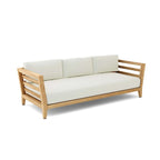 Divano da esterno Cordoba in teak con cuscini Sunbrella