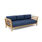 Divano da esterno Cordoba in teak con cuscini Sunbrella