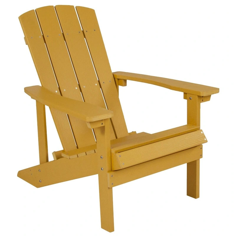 Sedia Adirondack in legno di poliresina per esterni per tutte le stagioni