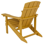 Sedia Adirondack in legno di poliresina per esterni per tutte le stagioni