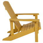 Sedia Adirondack in legno di poliresina per esterni per tutte le stagioni