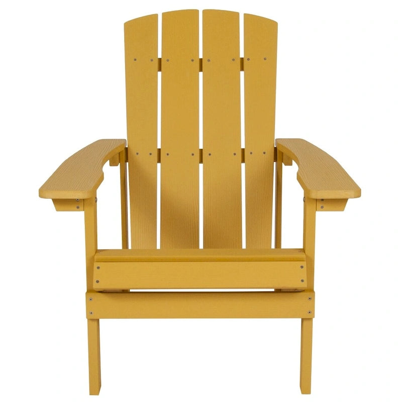 Sedia Adirondack in legno di poliresina per esterni per tutte le stagioni