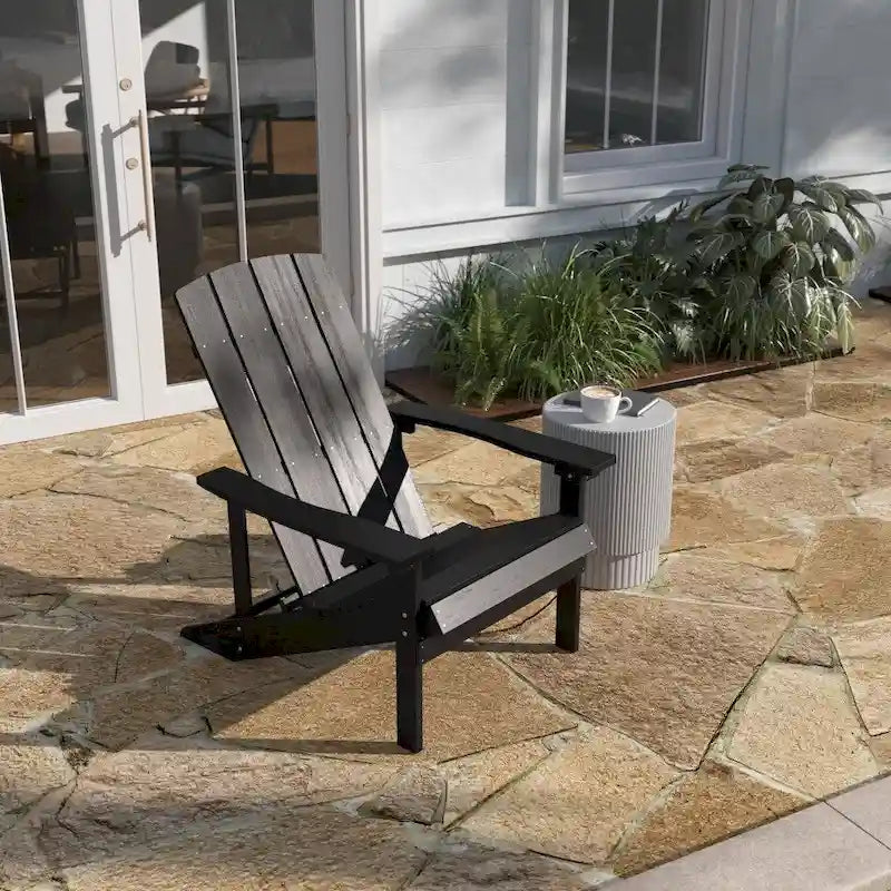 Sedia Adirondack in legno di poliresina per esterni per tutte le stagioni