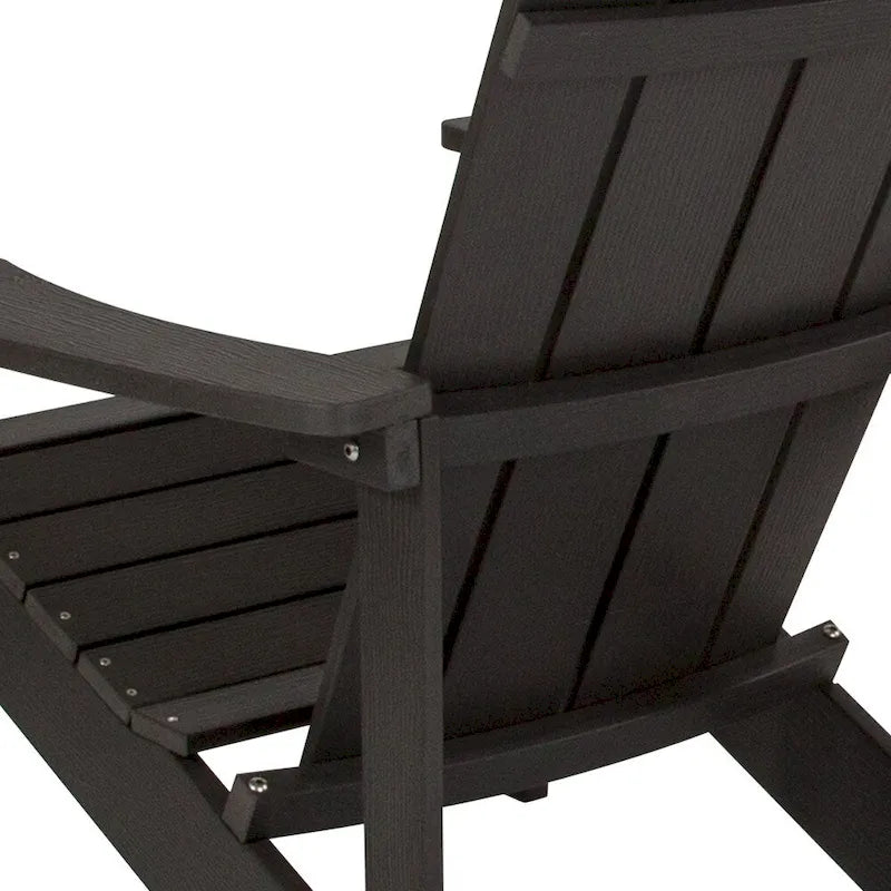 Sedia Adirondack in legno di poliresina per esterni per tutte le stagioni