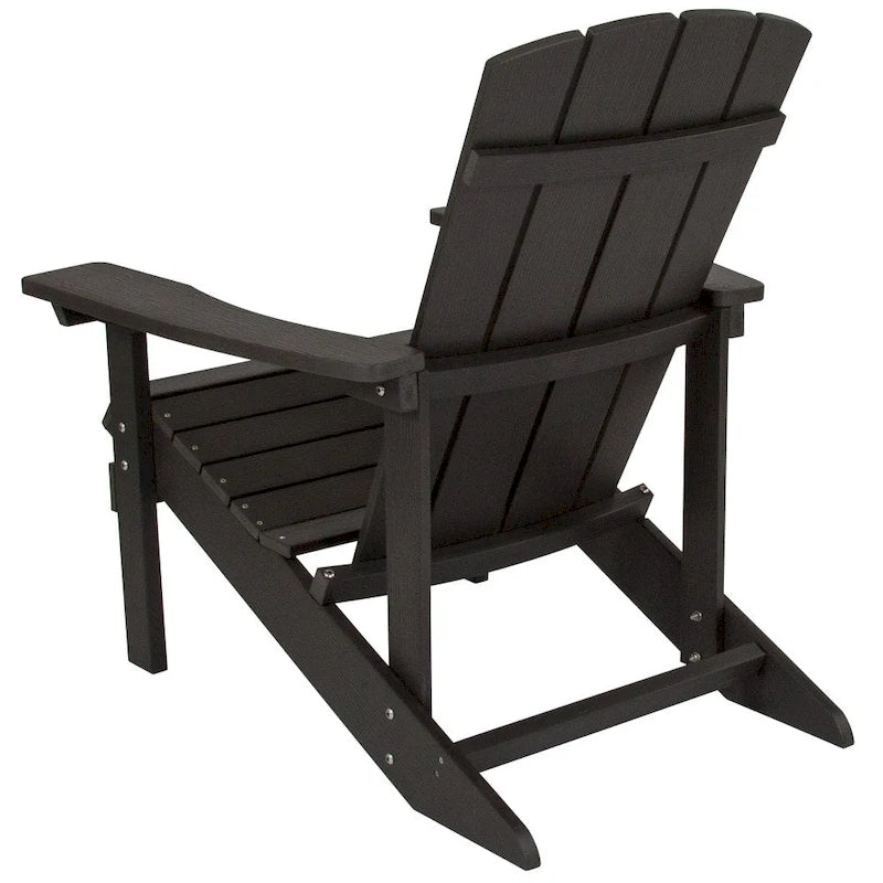 Sedia Adirondack in legno di poliresina per esterni per tutte le stagioni