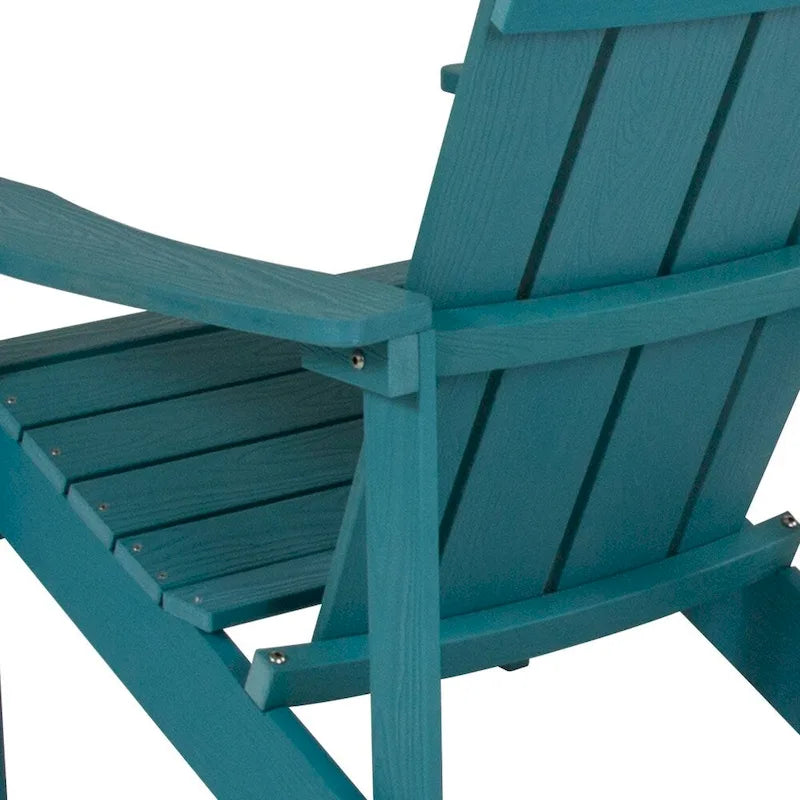 Sedia Adirondack in legno di poliresina per esterni per tutte le stagioni