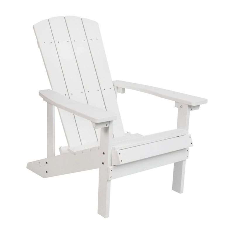 Sedia Adirondack in legno di poliresina per esterni per tutte le stagioni