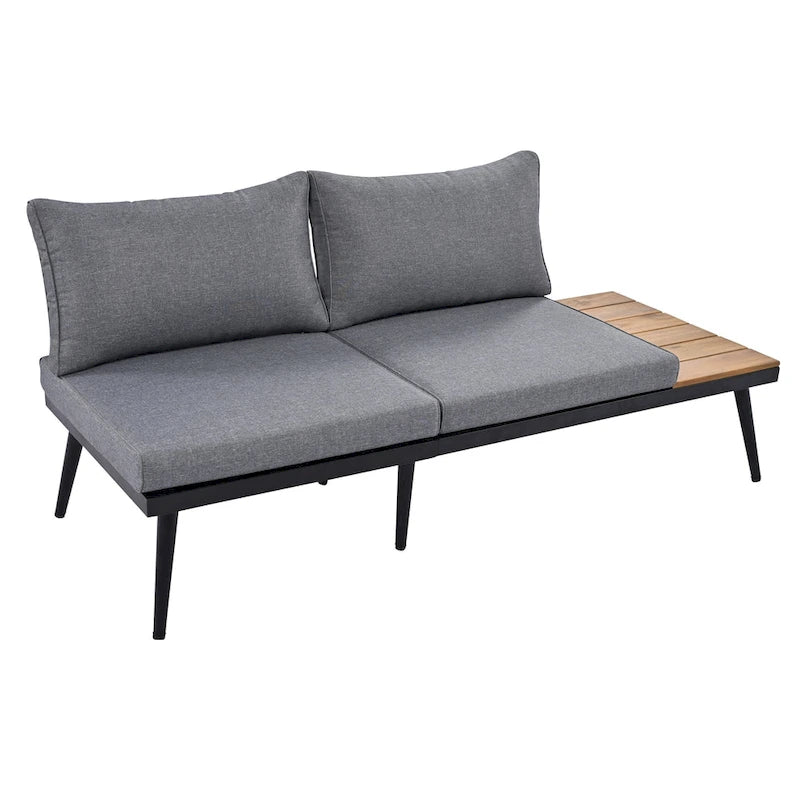 Set divano componibile da esterno Merax 6 pezzi